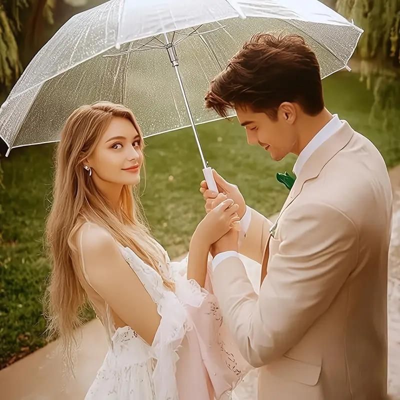 Clear Dome See Through Umbrella Transparent Rain Windproof™