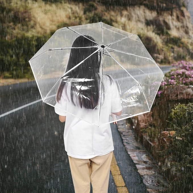 Clear Dome See Through Umbrella Transparent Rain Windproof™